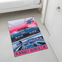 Knight Rider (14) Rug Suitable For Living Rooms Bedrooms Computer Rooms Dining Areas And Placement Under Tables And Chairs Also An Ideal Choice For Of 60cmx90cm
