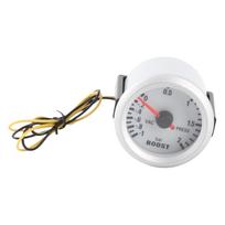 Turbo slėgio matuoklis su vakuumo matuokliu automobiliui 2  52mm  1 2BAR Mėlynas LED apšvietimas gray