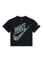 Nike Sportswear Marškinėliai dūmų pilka / juoda / balta