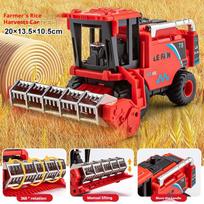 Farmer Automobilis Vaikų Kombaino Žaislas Modelis Traktorius Inercija Kviečių Žemės ūkio transporto transporto priemonės berniuko žaislas 20x13.5x10.5cm