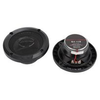 2Pcs Car Audios Speaker ABS Metal Universal Dome Tweeter Flat High Frequency Response black