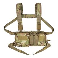 Outdoor Sports Airsoft Gear Combat Assault Molle Vest Accessory Pouch Bag Carrier Tactical Camouflage Chest Rig