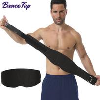 Weight Lifting Belt Lumbar Support Powerlifting Gym Workout Deadlift Squat Back Support Padded Self-Lock Buckle Belt M black
