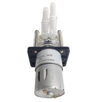 24V 500ml/min Peristaltic Pump Aquarium Drip Metering Pump Vacuum Miniature Dosing Pump for Aquarium & Lab Use 1 white