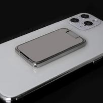 Mobile Phone Finger Ring Holder Gravity Expansion Retractable Desktop Magnetic Bracket for iPhone 15 14 ablet Phone Accessories gray