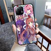 D-Doki-Dokies Phone Case For Xiaomi Mi 5X 8 9 10 11 12 Lite Pro 10T PocoX3pro PocoM3 Note 10 Pro Lite Xiaomi Mi 8 white