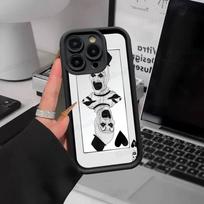 Horror Movie Terrifier Silicone Phone Case For IPhone 17 Pro Max 16 15 14 13 12 11 Plus 17 Air iPhone 13 pro white