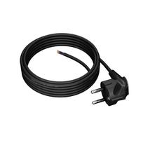 Przewód Zasilający Kabel Z Wtyczką Kątową 10M 3X1Mm2 Uni-Schuko Czarny