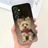 Yorkshire Terrier Dog Phone Case Phone Case For Samsung S25,S24,S21,S22,S23,S30,Ultra,S20,Plus,Fe,Lite,Note,10,9,5G Black Cover Samsung S25ULTRA black