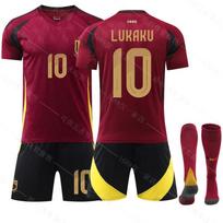 Futbolo treniruočių marškinėliai 2024 m. Europos čempionatas Belgija namų marškinėliai Nr. 7 De Bruyne futbolo marškinėliai 10 Lukaku 2 #26