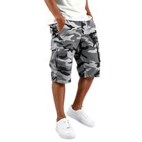 Mens shorts casual cargo shorts for men gym shorts men athletic shorts for men basketball shorts men with multi pockets drawstring design L gray