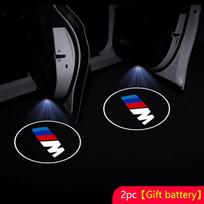 LED Car HD Door Welcome Ghost Shadow Light BMW M Logo Light For BMW M X1 X3 X5 X6 X7 E46 E90 E60 F30 F10 E39 E36 E87 F20 E90 E70 jbhv81 black