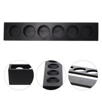 Wooden Shot Glasses Holder Wine Glass Organizer Whiskey Cups Display Tray Bar Storage Rack Shot Glass Holder Cup Tray for Shots other gray