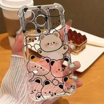 Cute Bear Phone Case For Honor X9 X9A X9B X9C Smart X8 X8A X8B X8C X7A X7B X7C X7D X6 X6A Plus X6B X6C X6S X5 X5 Plus Soft Cover Honor X5B Plus