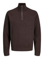 JACK & JONES Megztinis 'JPRBlamilano' tamsiai ruda