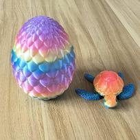 3D Printed Turtle Ornament Colorful And Cute Pla Material Action Figure Desktop Ornament Collection Model Home Decoration A15 purple