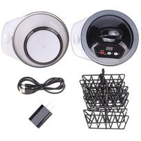Professional Hair Color Wax Dyeing Hair Electric Hair Coloring Automatic Mixer Hairs Color Mixing Bowl Hairdressing Tool Device EU black