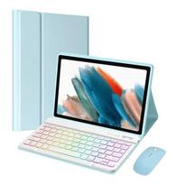 Tablets Keyboard Case For Huawei Honor Pad X9a 11.5 inch Rainbow Backlit Teclado Spanish Keyboard Cover With Mouse Funda Turkish Keyboard