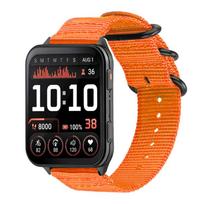 Ring‑Buckle Nylon‑Canvas Watch‑Band,Adjustable Replacement Wrist‑Strap Compatible‑With Garmin Venu X1 Smart Watch For Garmin Venu X1 žalia