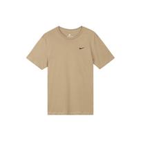 Nike Swoosh Men's Graphic Logo Breathable Crewneck T-Shirt Brown (Unisex) T-Shirts BV0508 247 S beige