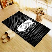 Fulham FC Logo Carpet Rug for Living Room Bedroom Home Sofa Decoration,Kids play Non-slip Floor Mat 60x90cm( 23x35in )