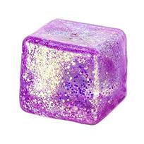 Simulation Cube Squeezable Toys Squishy Colorful Glitter Anti Stress For Children Adults Stress-Relieving Toy