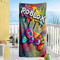 Roblox Beach Towel High Absorbency & Quick-Dry Comfortable Lightweight 70cmx140cm(27x55inch)