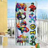 Roblox Beach Towel High Absorbency & Quick-Dry Comfortable Lightweight 70cmx140cm(27x55inch)