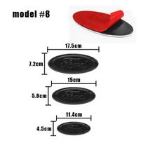 Car Front Grille Emblem Rear Trunk Logo Badge Sticker Accessories For Ford Ranger Mondeo Mk4 S-MAX Kuga Focus Mk2 Mk3 Fiesta Mk7 17.5X7.2cm&Ford