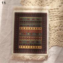 Coasters Pad Persian Mini Cup Woven Rug Mat Mousepad Carpet Ethnic Pattern Cup Laptop With Home Office Table Decor Craft Table Matches the image,M