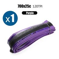 INNOVA-PRO dviračio padanga 700c 700x25C 28C 120TPI Kevlar apsauga nuo pradūrimų lenktyninės plento dviračio padangos itin lengvos 205g sulankstoma 85-135 PSI 1pc 700x28c purple