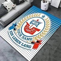 Fc Hansa Rostock Custom Name Carpet Rug For Living Room Bedroom Home Sofa Decoration Kids Play Nonslip Floor Mat 40x60cm( 15x23in )