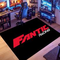 Fantic Motorcycle Logo Rug, non-slip rug, suitable for living room, bedroom, game room, computer room and home décor. 100x150cm( 39x59in)