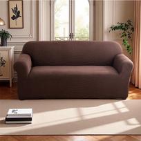 1/2/3/4 Seater Sofa Cover For Living Room L Shaped Corner Sofa Cover Stretch Sofa Slipcovers Elastic Thick Armchair Couch Cover Pad 1 Seater 90-140 cm gray