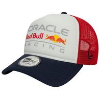Red Bull Racing E-Frame Trucker Spalvų Bloko Kepuraitė Unisex Reguliuojama Beisbolo Kepuraitė One Size balta