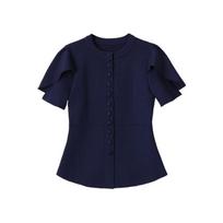 Womens Knit Cardigan With Puffed Sleeves Side Slit 2025 Chic Boho Style Sweater In Navy Khaki Large black