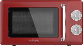 Cecotec 01710 microwave Red, Stainless steel Grill microwave Countertop 20 L 700 W
