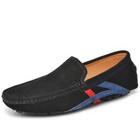 2025 Slip On Men Loafers Genuine Leather Lazy Shoes Mocasines Driving Casual Shoes For Men Unique Style Flats Plus Size 38~49 38