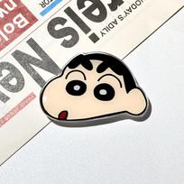 Acrylic Epoxy Airbag Stand Wholesale Xiaoxin Phone Case Stand Internet Celebrity Cartoon Telescopic Accessories a1203Crayon Shin-chan Sta black