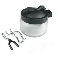 0,2/ 0,3/0,5 mm Airbrush valymo puodelis Stiklinis airbrush laikiklis Švarus dažų indelis Buteliukas Purškimo pistoletas Valymo įrankiai Adatėlės Antgalis Šepetėlis white