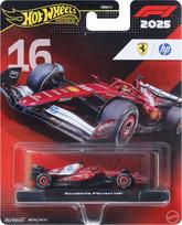 Mattel HOT WHEELS PREMIUM F1 Ferrari Charles Leclerc bolidas 5 (JKD93)