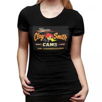 Made In The USA Street MrHorsepower Clay Smith Cams TShirt for Women  Streetwear T Shirts Womens Tees Short Clothes Tops L brown