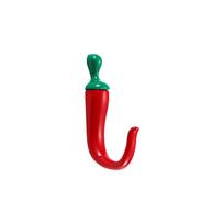 Creative Zinc Alloy Chili Clothes Hook Moisture-proof Waterproof Decorative Hooks Sturdy Funny Coat Hook Shower
