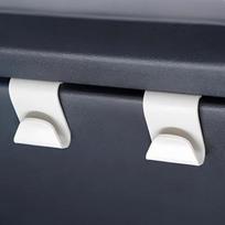 10Pcs Car Hook Co-Pilot Out Of Trend Car Storage Supplies Interior Accessories gray