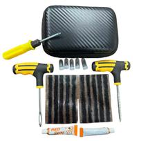 Universal Emergency Plug Flat Tire Repair Kit to Fix Punctures,Professional Heavy Duty Motorcycle Emergency Tool Car Acssories