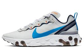 Nike React Element 55 Clear Blue 40.5 blue