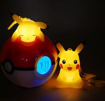 Teknofun TF POKEMON LIGHT-UP ALARM CLOCK & PIKACHU 9CM