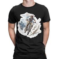 MTB Mountain Bike Fabio Wibmer Riding Classic Funny Graphic 100% Cotton T-Shirt Tops Tees For M M gray