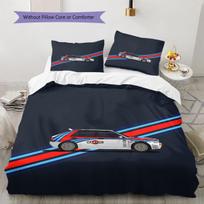 Martini Racing rašto patalynė, Antklodžių komplektas Antklodės užvalkalas Pagalvės užvalkalas Namų gimtadienio dovana(1 * antklodės užvalkalas + 2 * pagalvės užvalkalai, be šerdies) 140x200cm