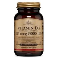Solgar Vitamin D3 5000 IU Vegetable Capsules 120 Tablets 1 pcs